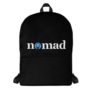 White And Blue Nomad Commuter Laptop Backpack