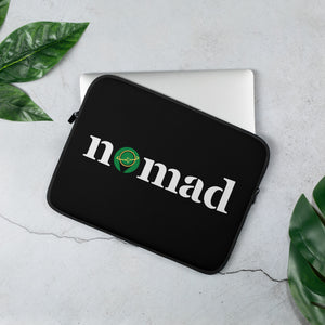 White And Green Nomad Laptop Sleeve (2 Sizes (13" and 15") Available)