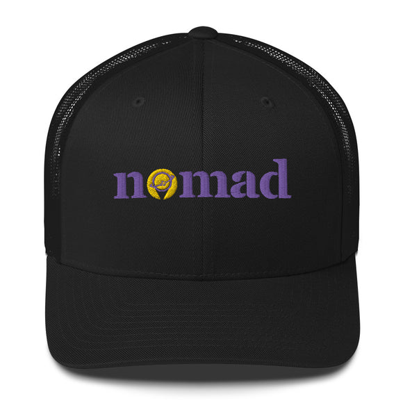 Omega Psi Phi Inspired Embroidered Nomad Trucker Cap