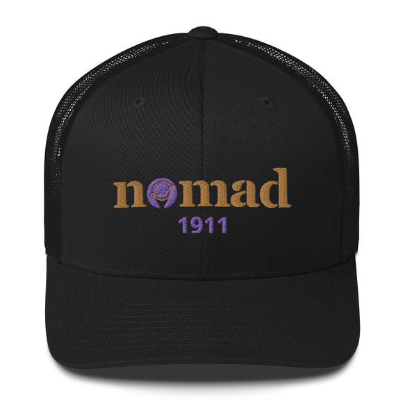 Omega Psi Phi Inspired Embroidered 1911 Nomad Trucker Cap