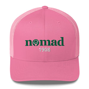 Alpha Kappa Alpha inspired Embroidered 1908 Nomad Trucker Cap