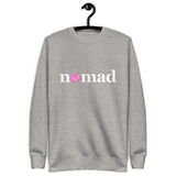 White And Pink Nomad Unisex Premium Sweatshirt (Additional Colors Available)