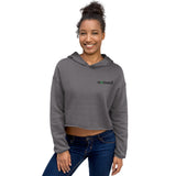 Black And Green Nomad Embroidered Crop Hoodie (Additional Colors Available)