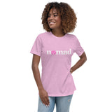 White And Pink Nomad Women's Relaxed T-Shirt (Additional Colors Available)