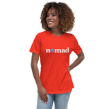 White And Blue Nomad Women's Relaxed T-Shirt (Additional Colors Available)